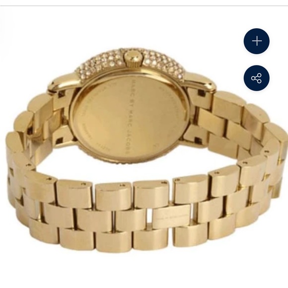 Marc by Marc Jacobs MARCI GOLD WOMEN'S GOLD MIRROR WATCH MBM3191 - Picture 3 of 10